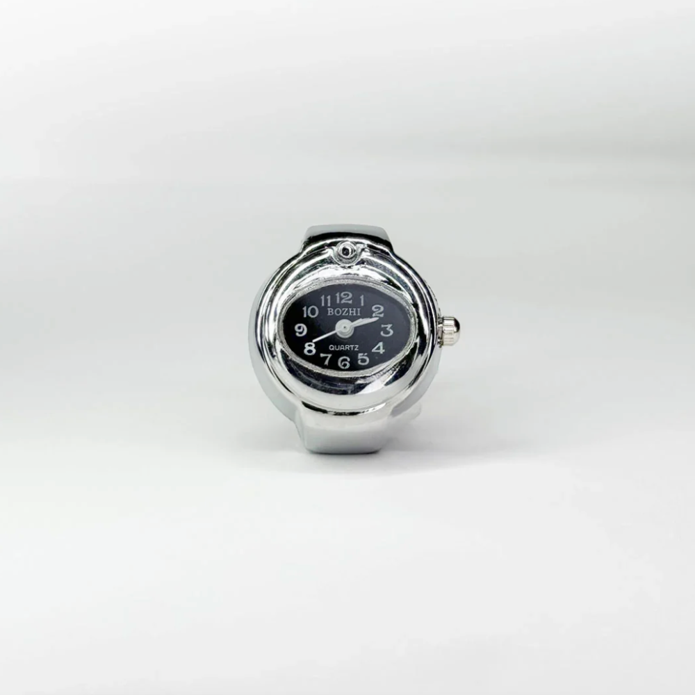 Bari Ring | Silver Black