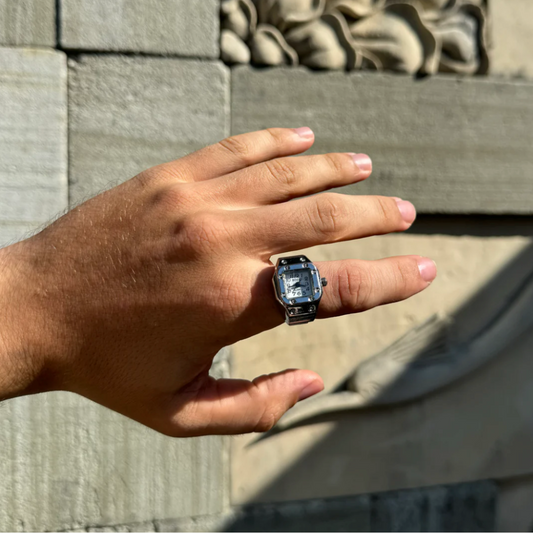 Santos Ring | Silver White