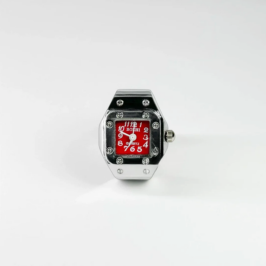 Santos Ring | Silver Red