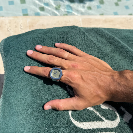 Nautilus Ring | Silver Green