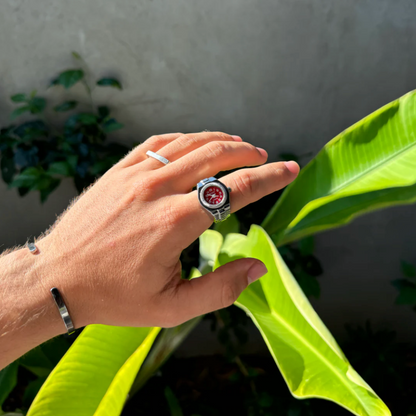Milano Ring | Silver Red